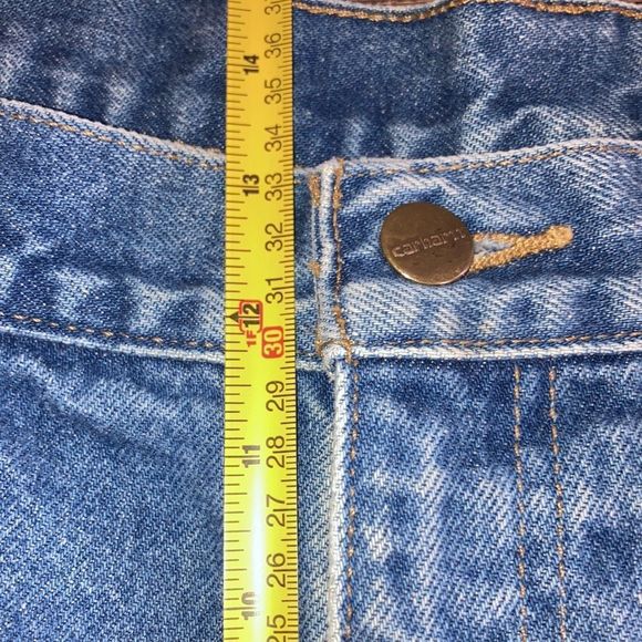 Vtg Mens Carhartt Relaxed Fit Blue Jeans Size 42x34 - Picture 10 of 14
